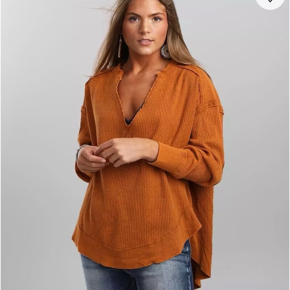 We the Free Free People Owen Thermal Women's Small - Picture 2 of 14